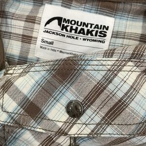 Mountain Khakis Rodeo Short Sleeve Pearl Snap Shirt‎ Men's Size Small NEW